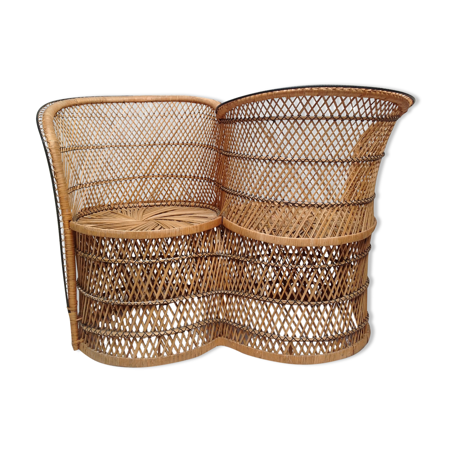 Confident rattan sofa