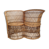 Confident rattan sofa