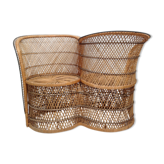 Confident rattan sofa