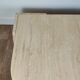 Table basse en travertin  Roche Bobois 70'