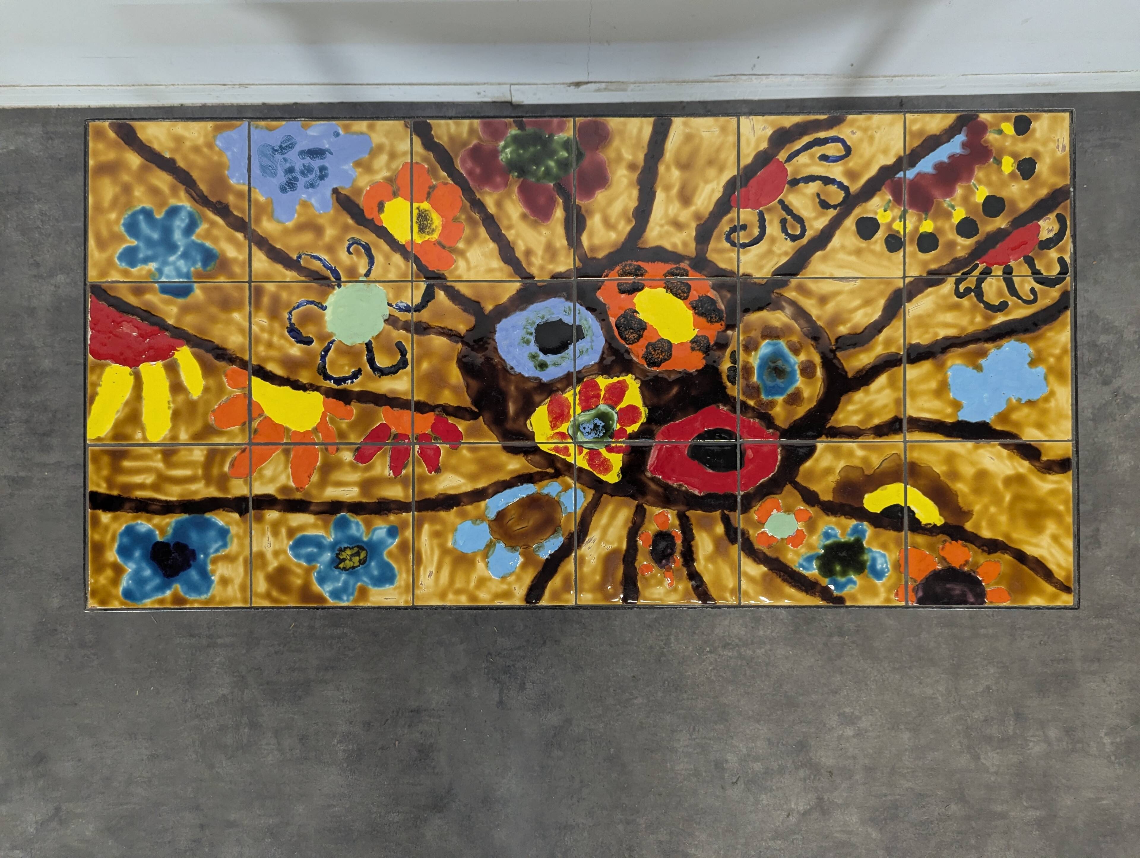 1960s ceramic coffee table