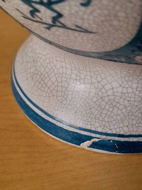 Cracked ceramic vase 1960