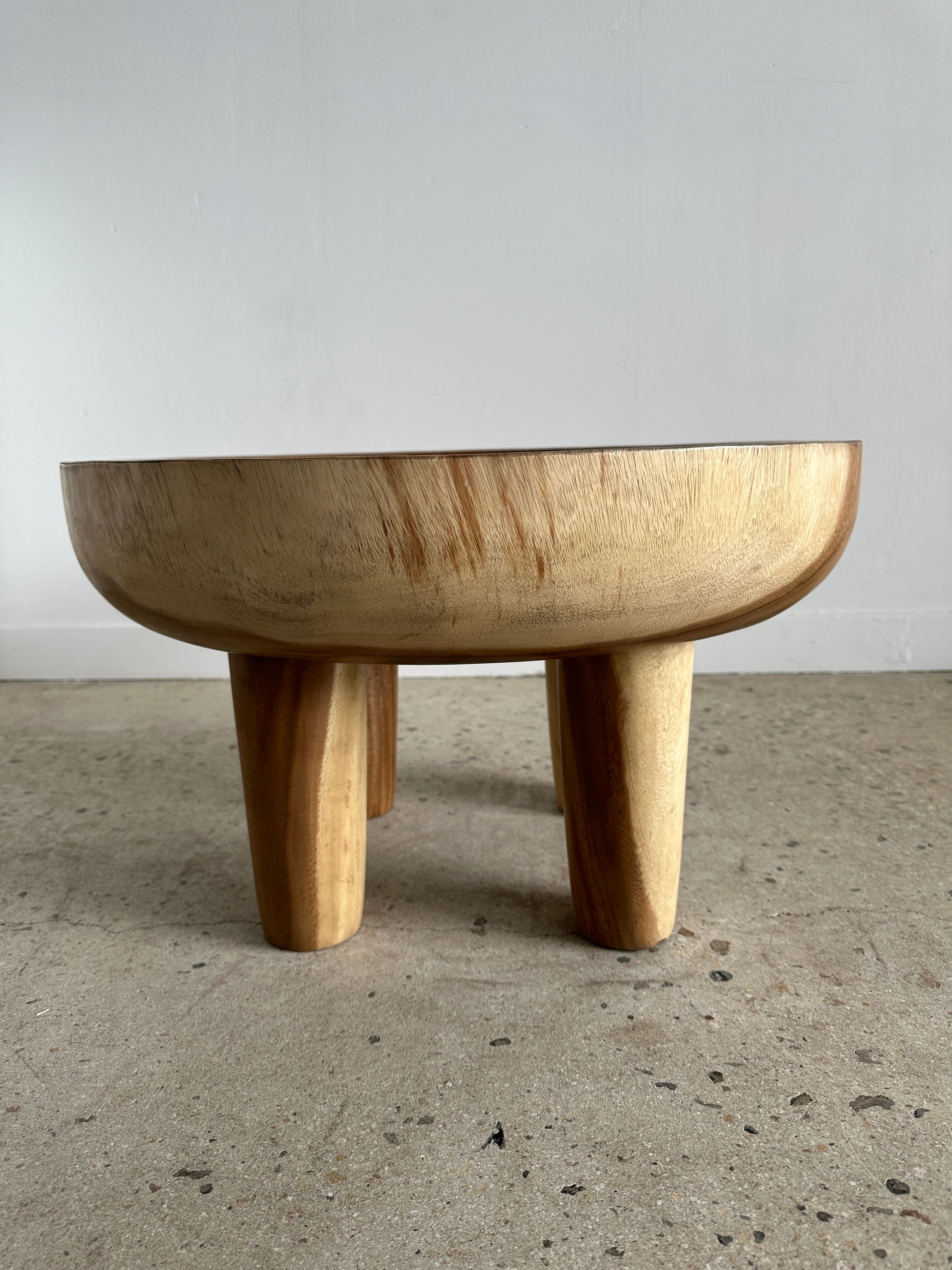 Coffee table, quadripod suar coffee table