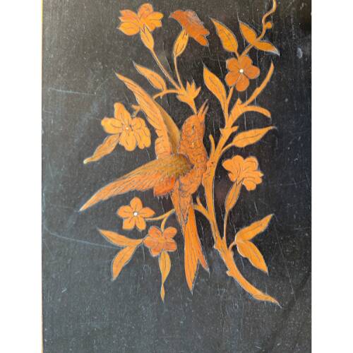 Italian marquetry side table