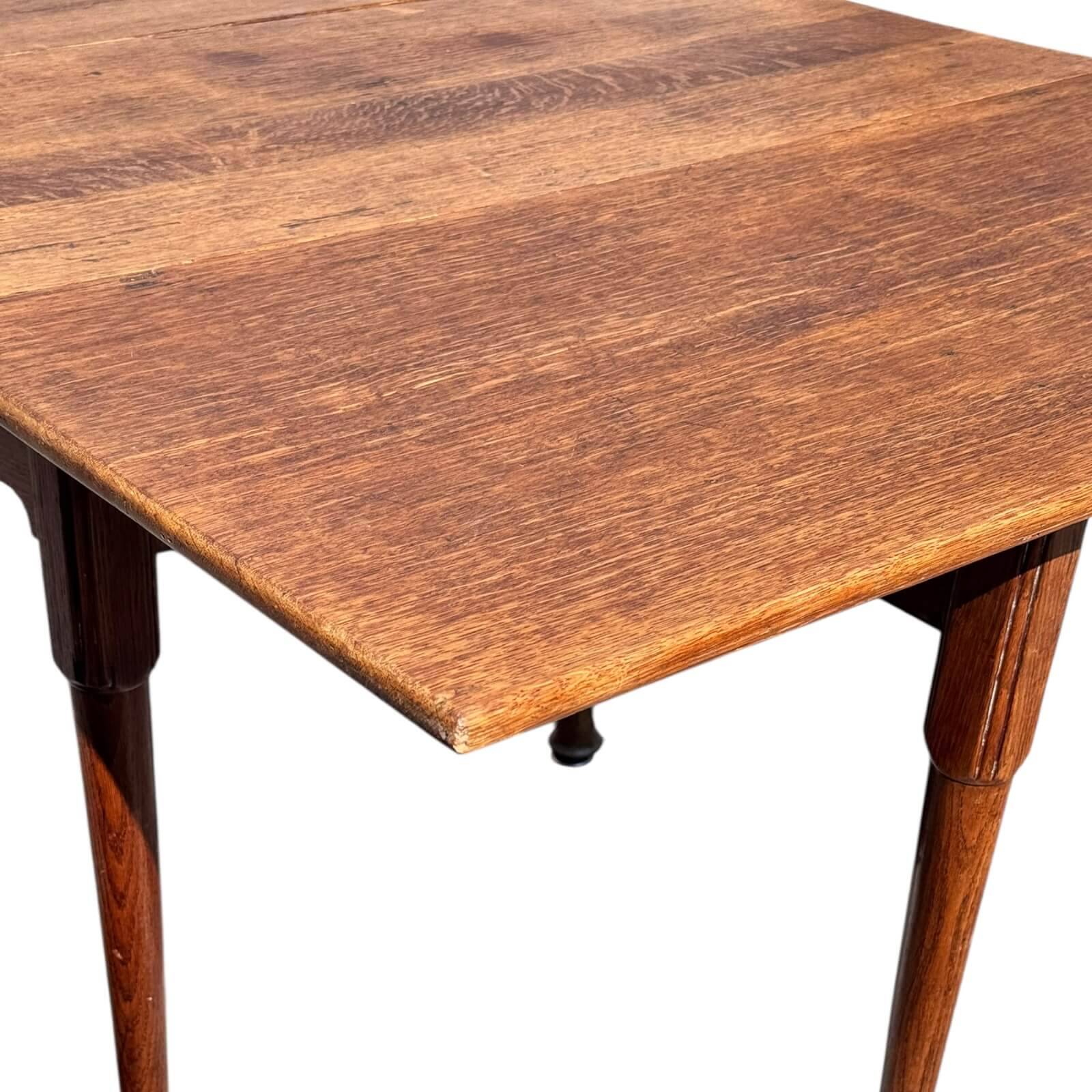 1900 George III solid oak table