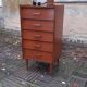 Vintage vintage oak commodus from the 50-60s to 5 drawers