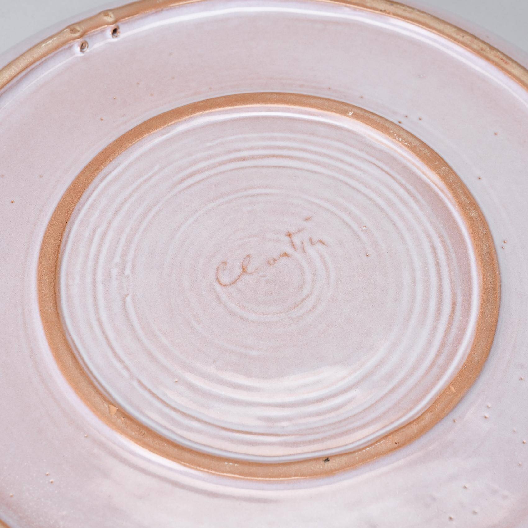 Round dish by Robert and Jean Cloutier, circa 1960