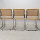 Ensemble de 5 chaises Cesca vintage par Marcel Breuer