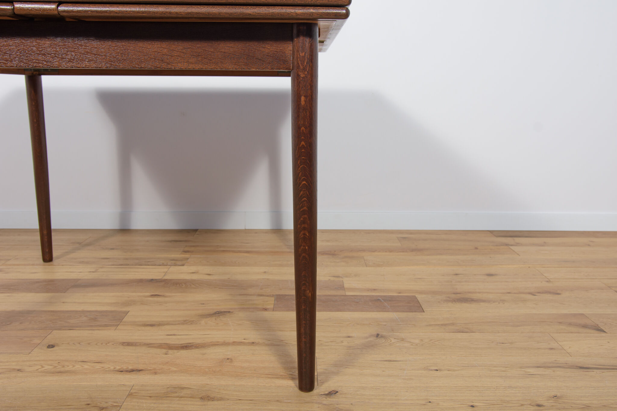 Danish Oak Extendable Dining Table, 1960s