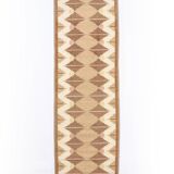 Scandinavian vintage gallery rug, 305/314 cm x 82 cm (120/124 x 32 in)
