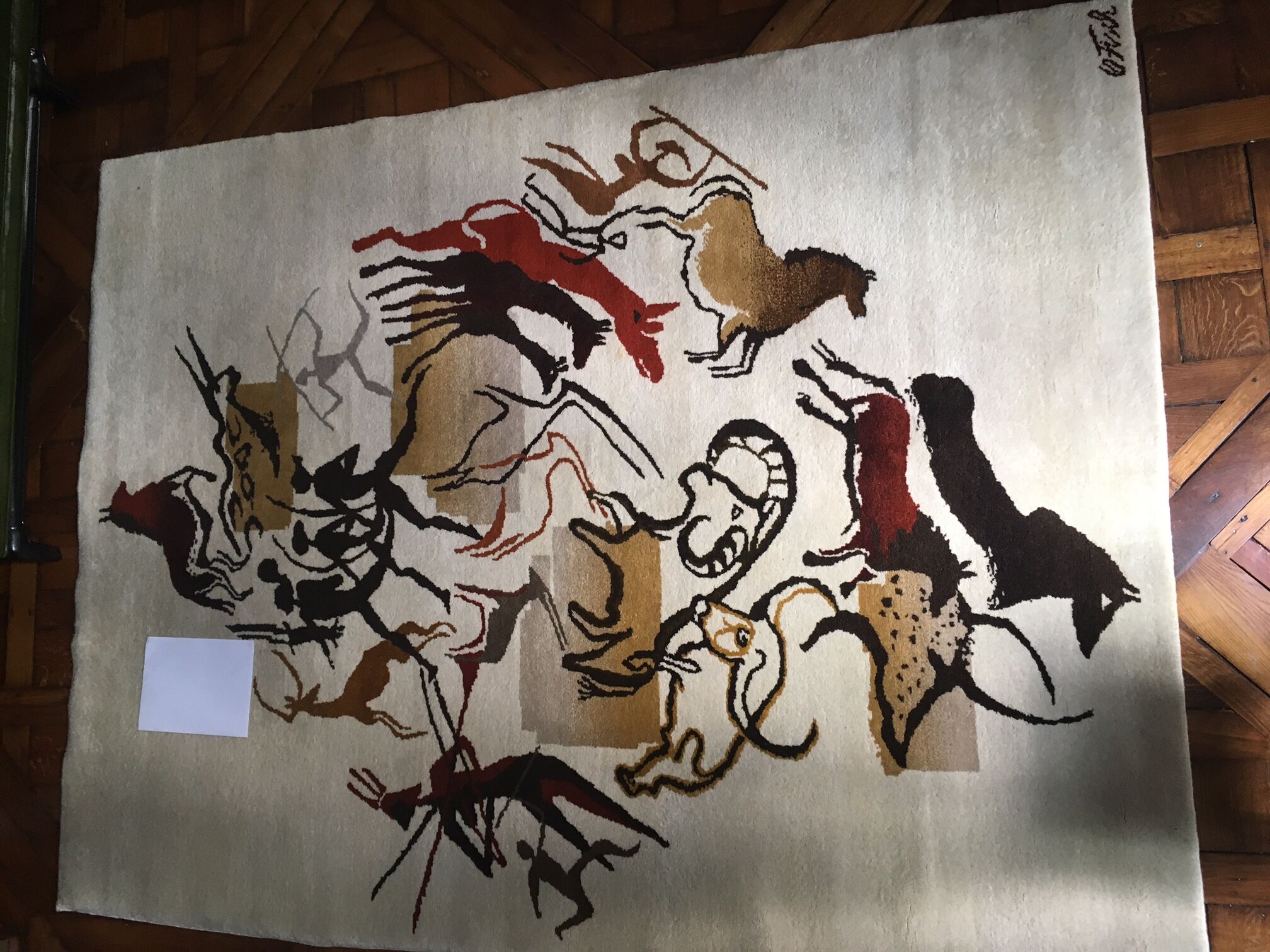 Olga Fisch, Carpet of the Caverna series, circa 1950 243 X 183 cm