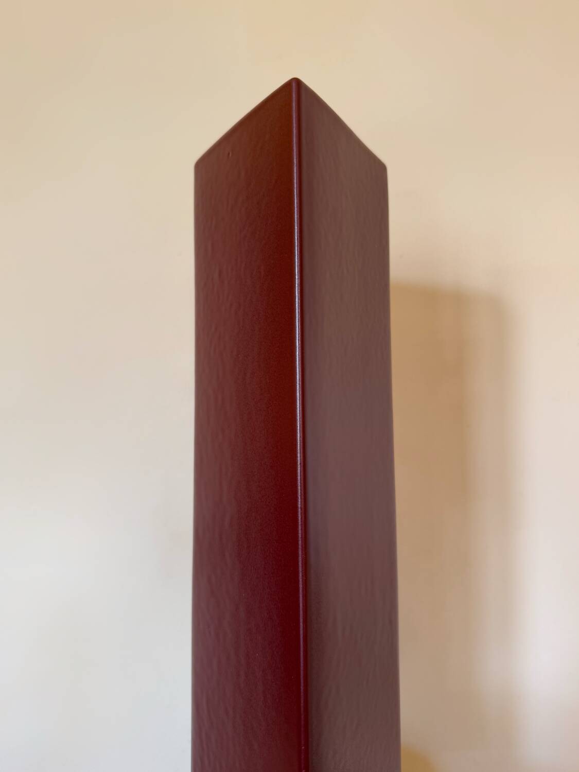 Charolles earthenware quadrilateral design vase