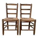 Pair of handcrafted chairs
