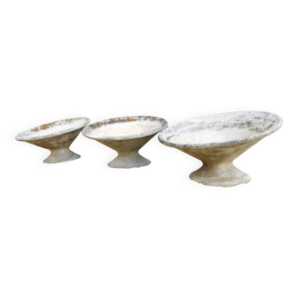 Planters tilted diabolo set of 3