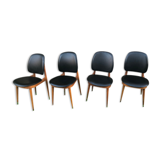 Pegasus maple chairs by Baumann 60s