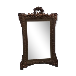 miroir doré 65x100cm