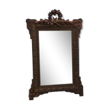 Golden mirror  65x100cm