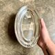 Silver-plated metal dish