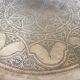 Engraved brass tray