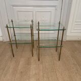 Pair of neo classic side tables, 1970s