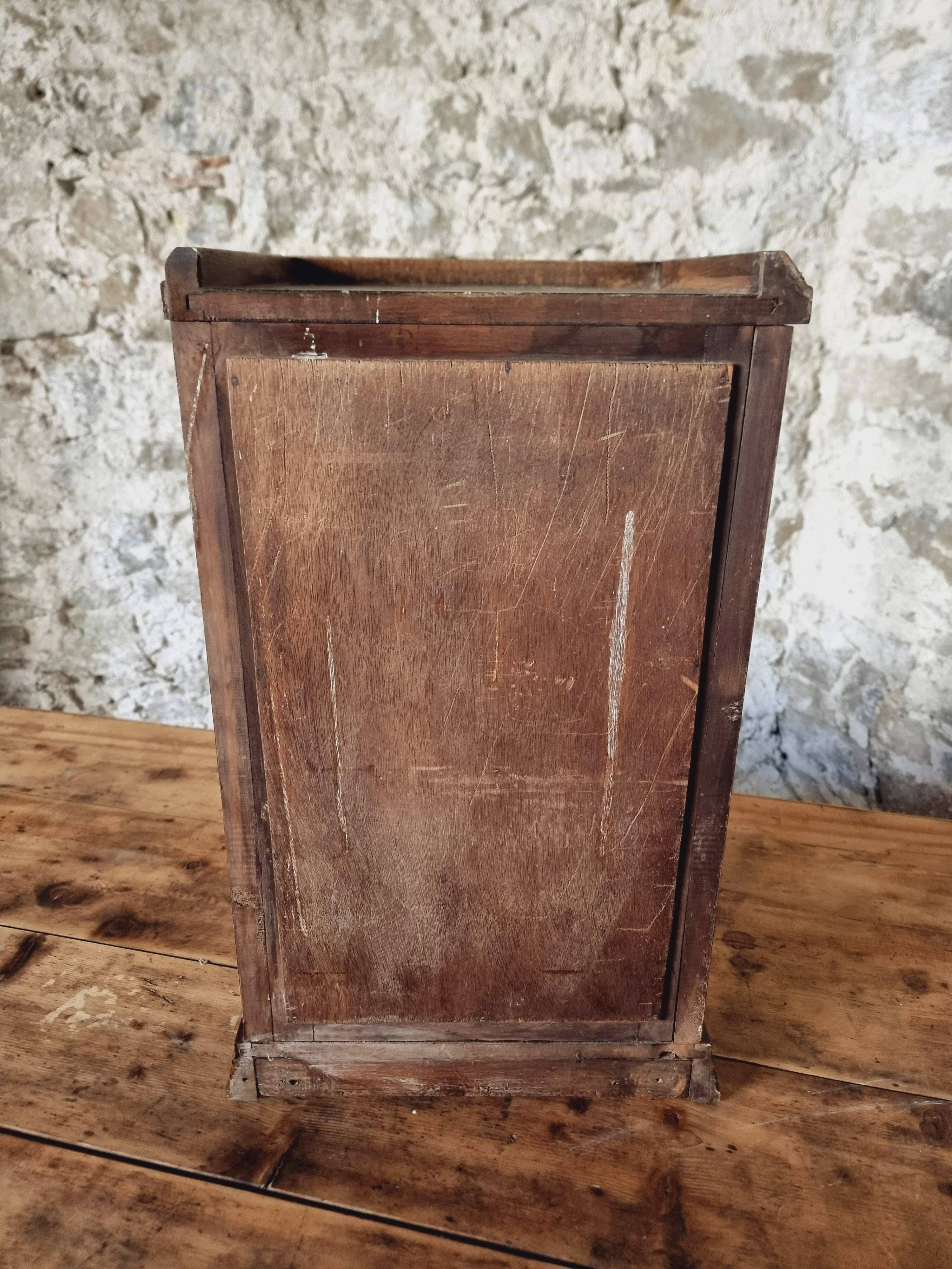 Antique Art Deco wall display case – France, circa 1920
