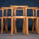 Stackable Chairs Model 8000 by Thygesen & Sørensen for Magnus Olesen, 1980s, Set of 6
