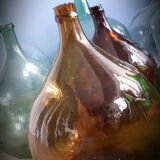 Demijohn 25L transparent round