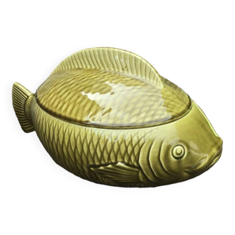 Sarreguemines fish tureen