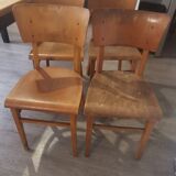 Set of 10 Thonet bistro chairs