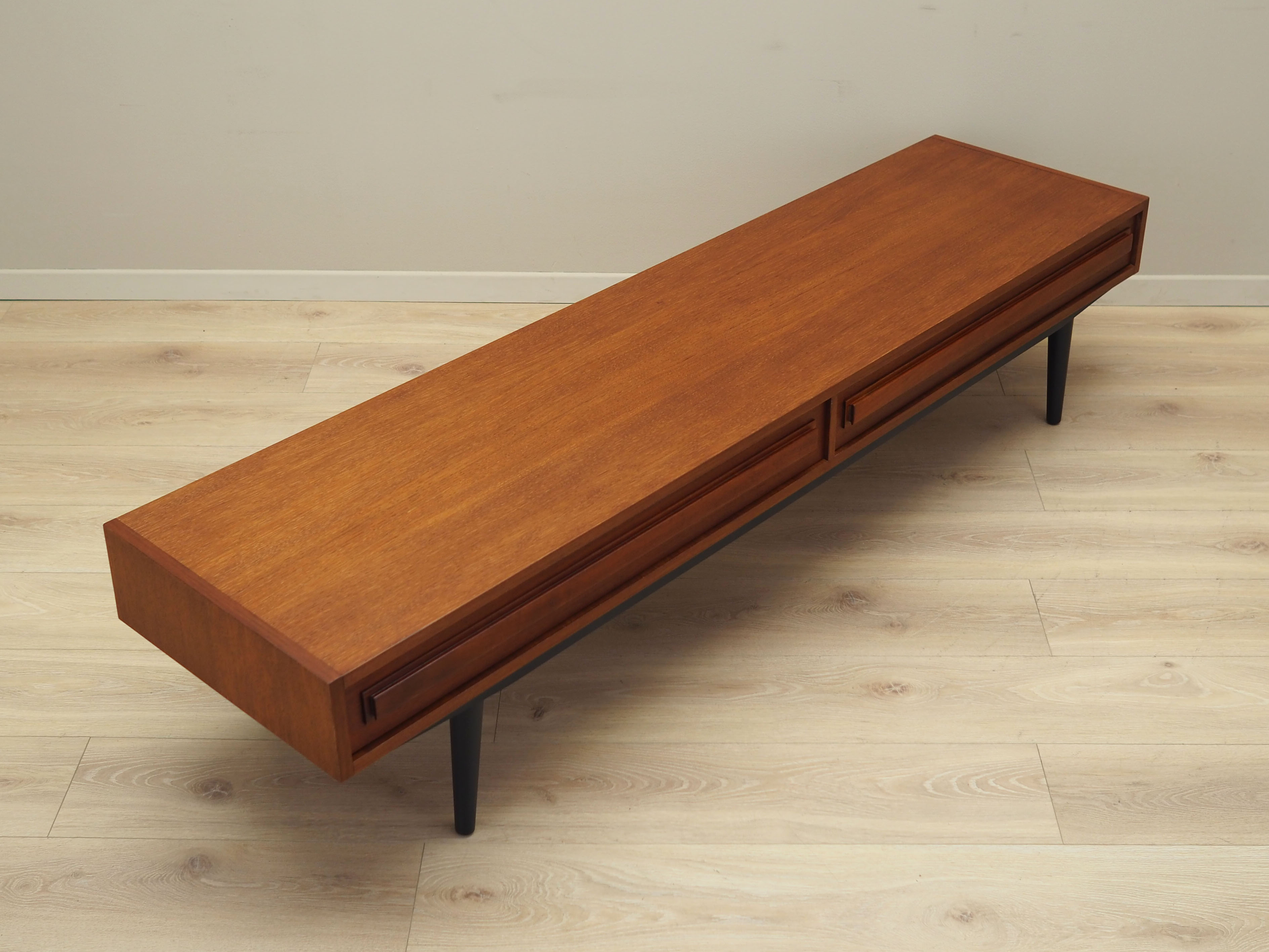 Teak lowboard, Danish design, 1970s, production: Denmark