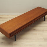 Teak lowboard, Danish design, 1970s, production: Denmark