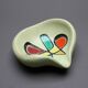 Empty pocket signed in pottery abstract pattern 1950s