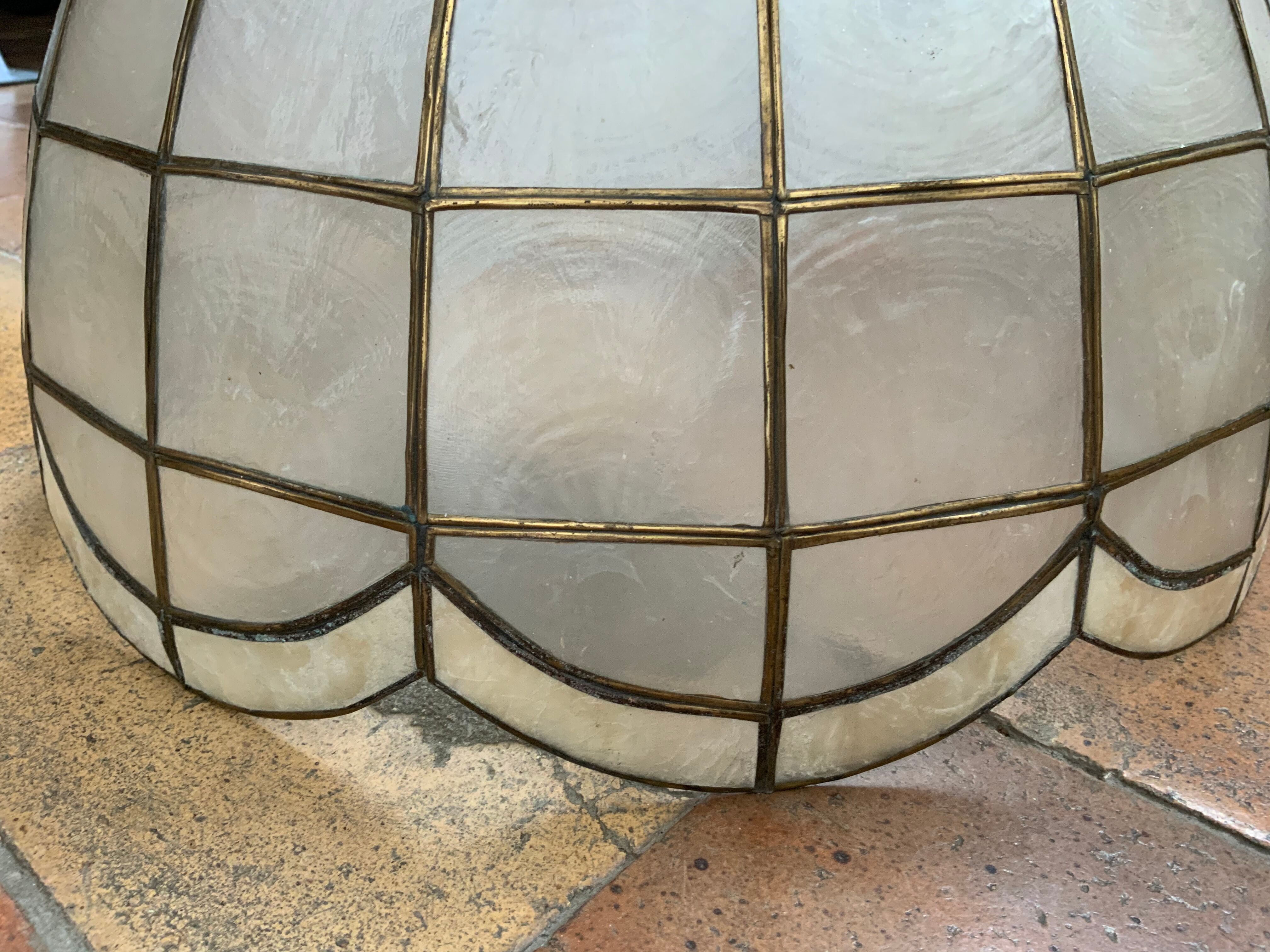 Vintage brass hanging