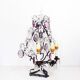 Girandole lamp in crystal and iron