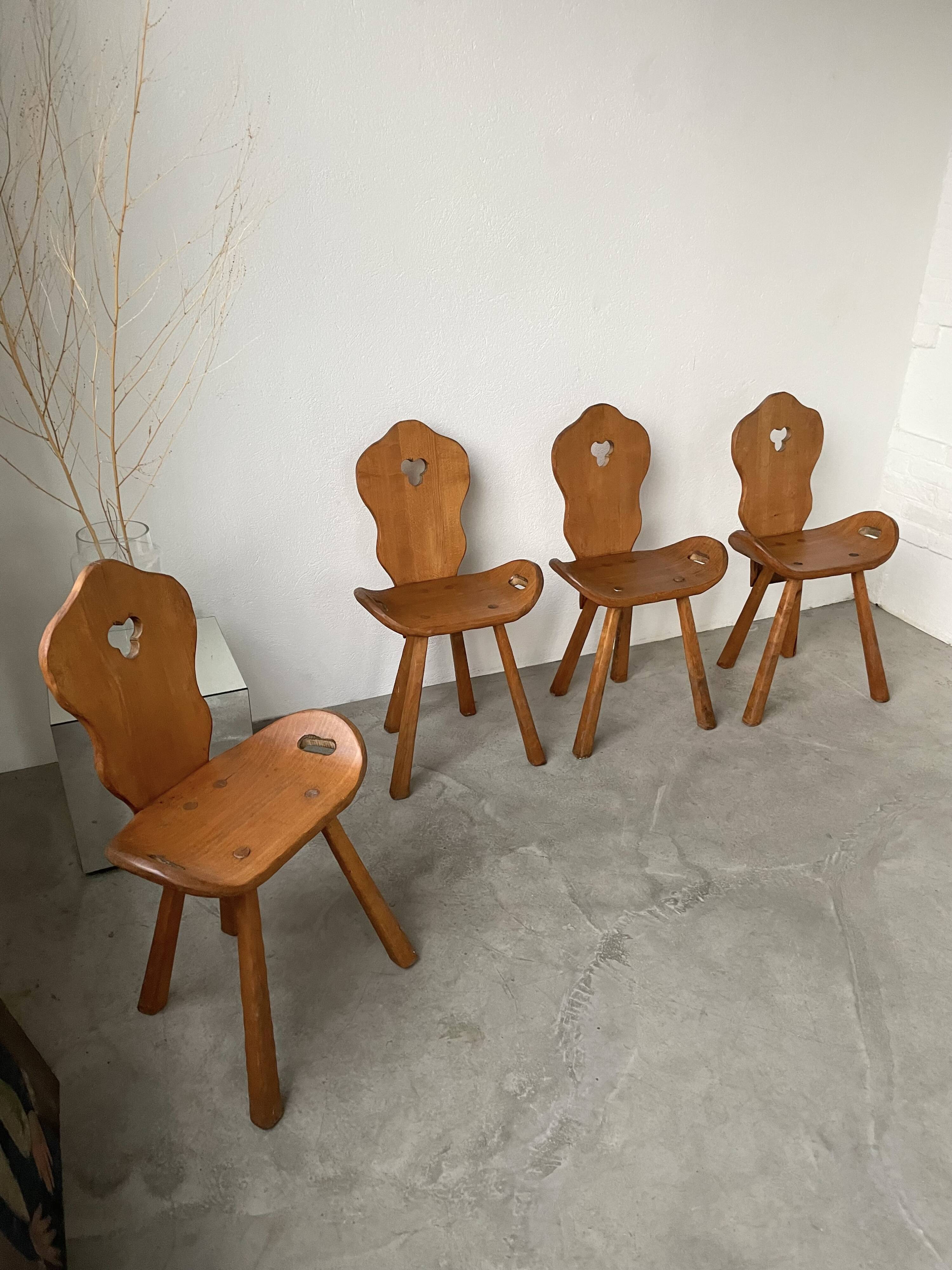 Oak mountain chalet chairs