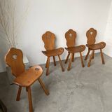 Oak mountain chalet chairs