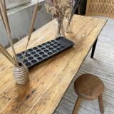 2m pine and oak farmhouse table