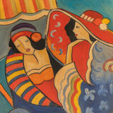 Expressionist painting by Sara Hill