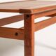 Scandinavian teak bench, 1960s