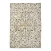 Cream & Light Yellow Turkish Vintage Rug, 215x320Cm