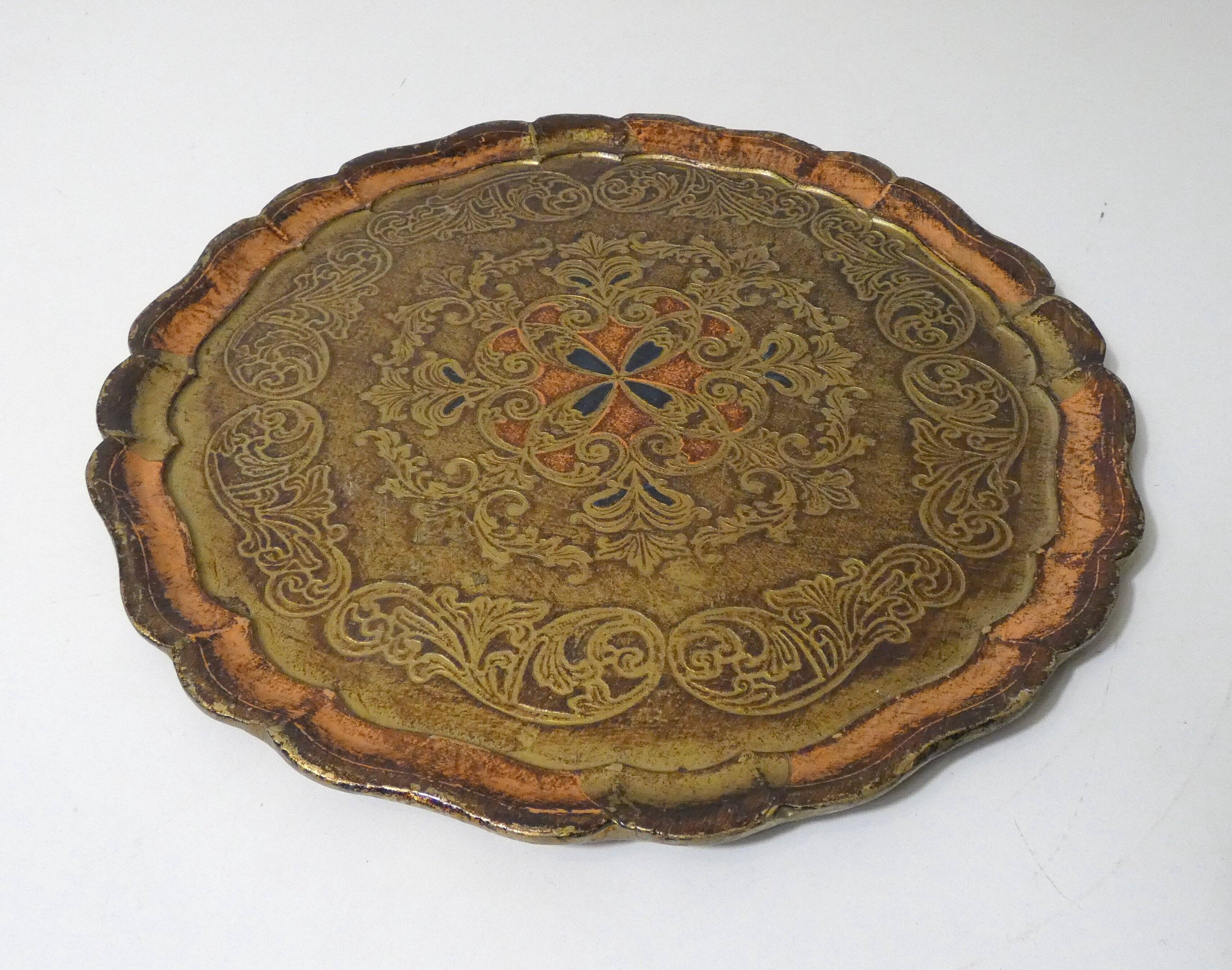 ancient Venetian tray