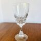 8 crystal d'arques pompadour wine or water glasses from the 1990s