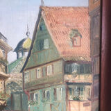 Colmar street oil on canvas