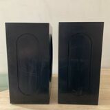 Pair of vintage 1970s vinyl record racks