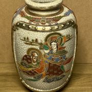 Old vase satsuma japanese porcelain, signature, 30/40