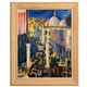 Important oil on canvas depicting the Piazzetta in Venice.