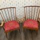 Paire fauteuils Baumann éventail