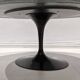 Eero Saarinen's marble tulip table marquina for Knoll