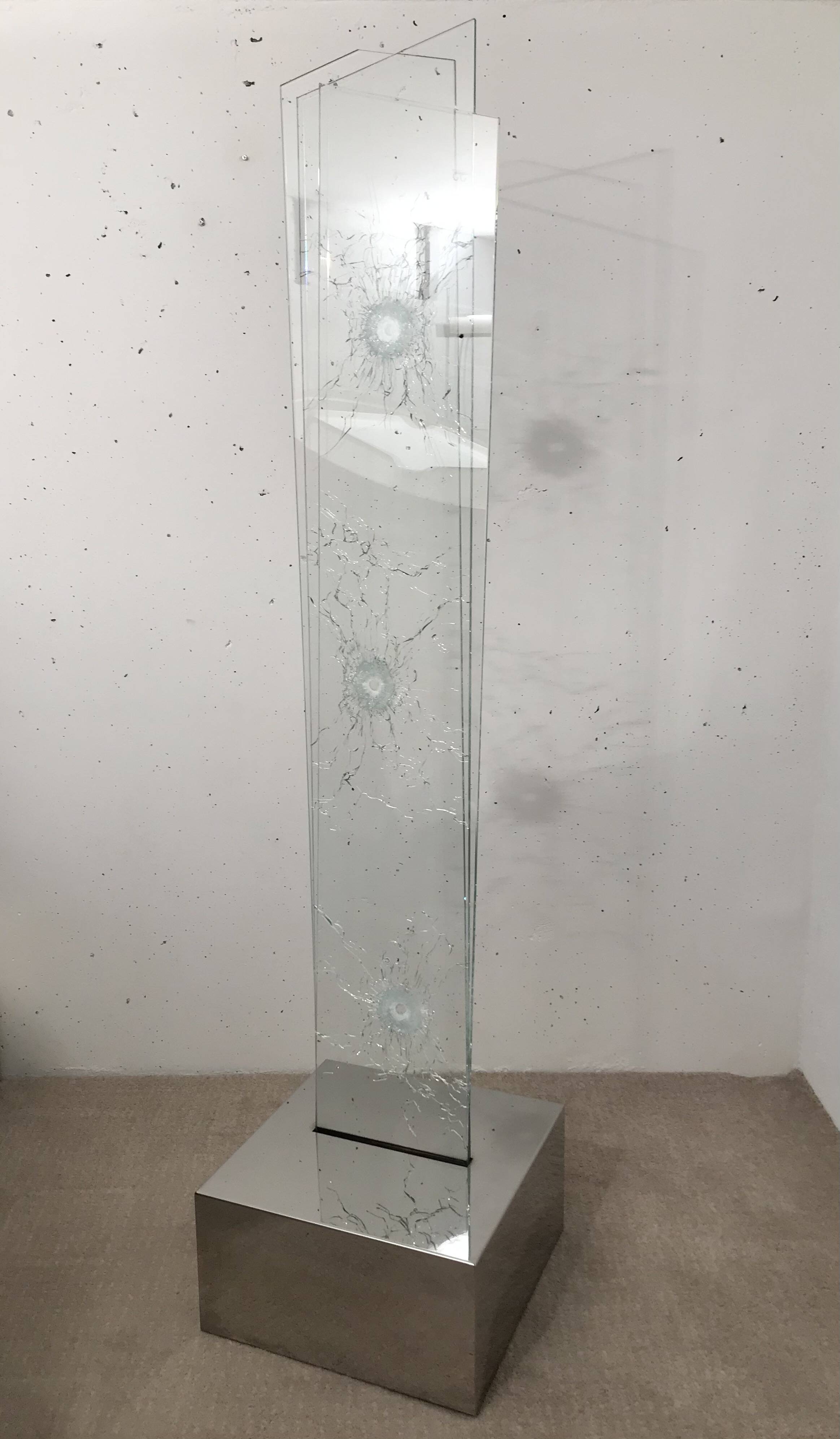 Light glass sculpture, Angelo Brescianini