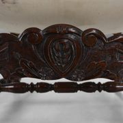 19th Century Renaissance carved oak Throne Armchair, France 1850s